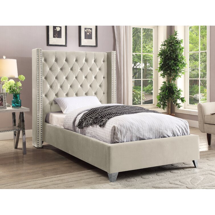 Spadaro upholstered deals platform bed